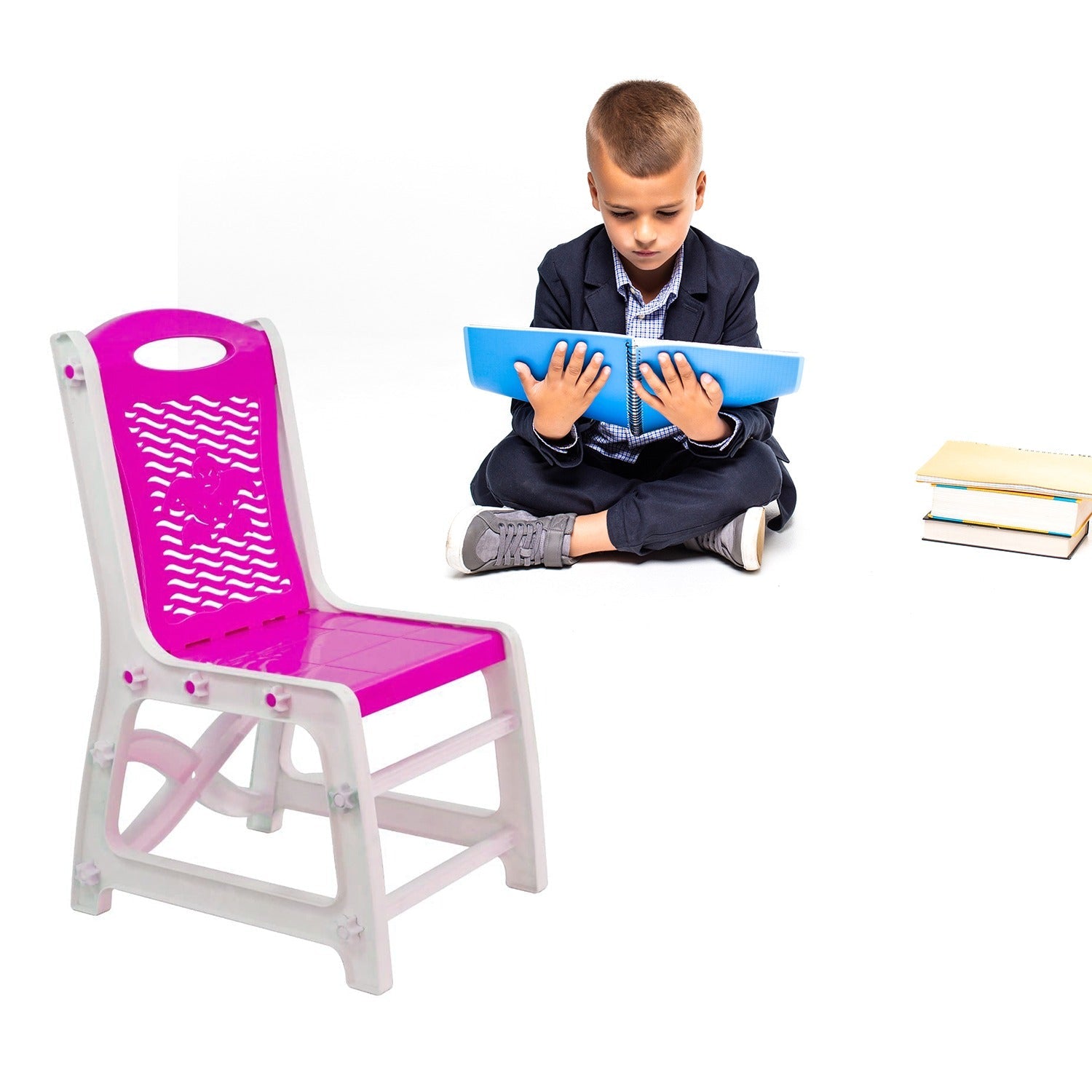 4594A Study Table And Chair Set For Boys And Girls With Small Box Space For Pencils Plastic High Quality Study Table (Pink) 4594A Study Table And Chair Set For Boys And Girls With Small Box Space For Pencils Plastic High Quality Study Table (Pink)